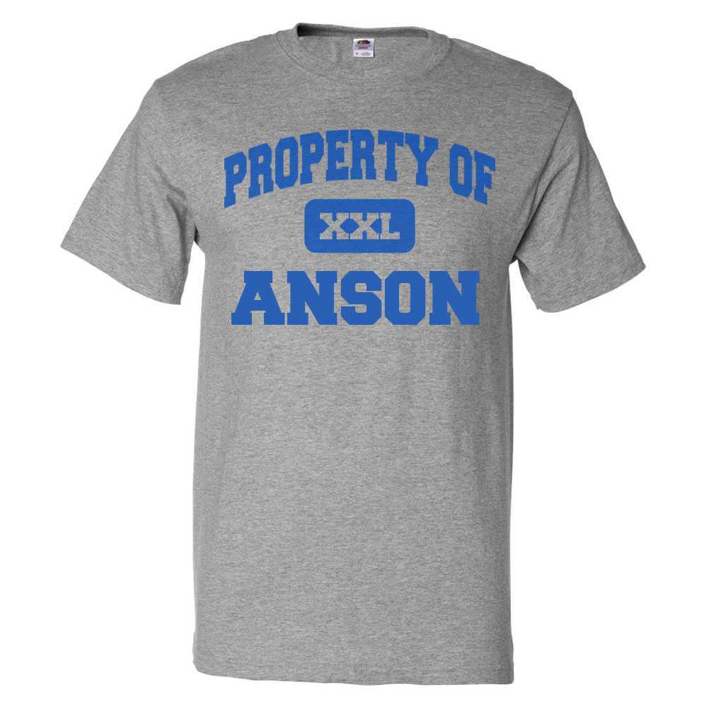 Camiseta Property of Anson Camiseta DivertidaSe abre en una nueva ventana o pestaña XL