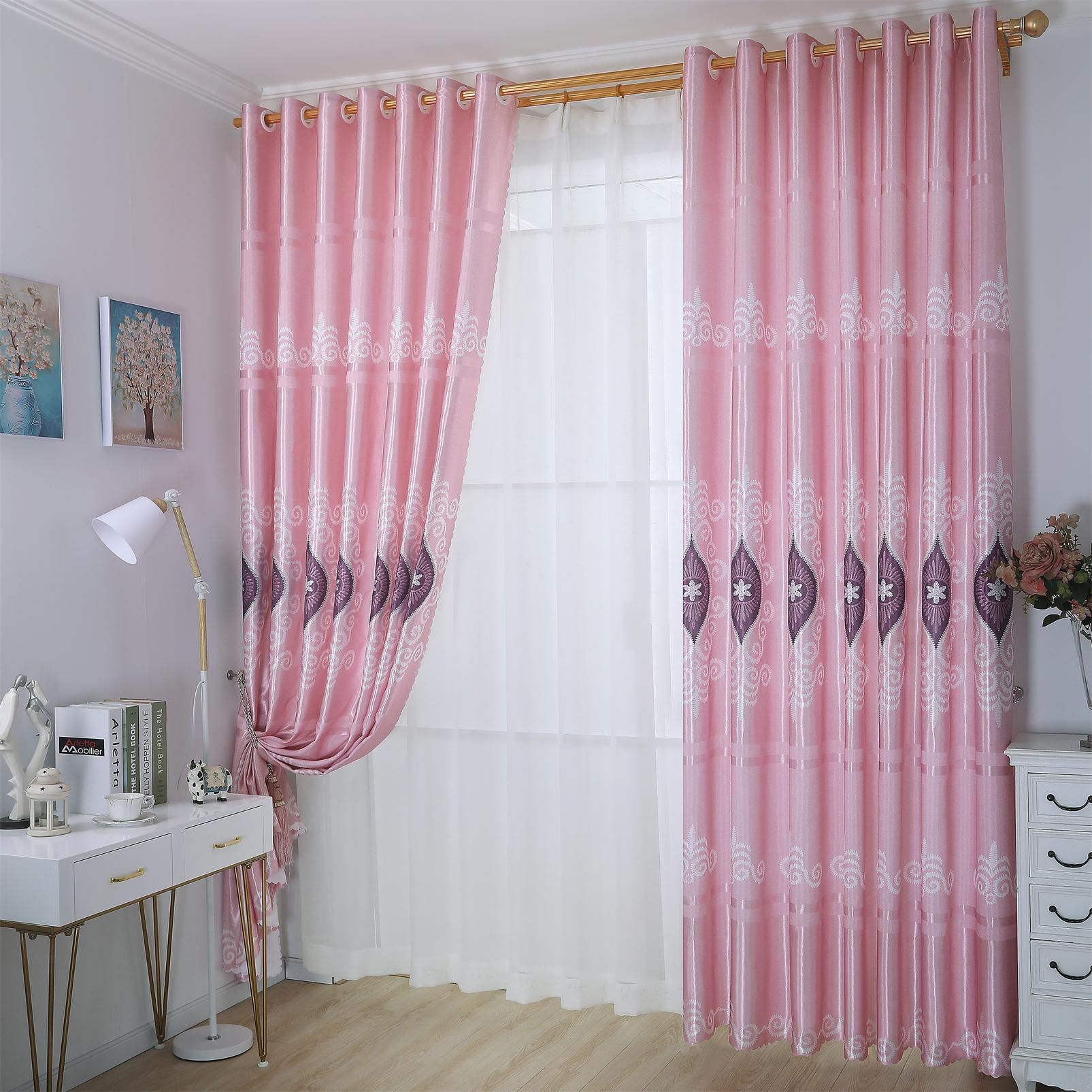 

2 шт. современные готовые шторы бордовые кухонные оконные плотные шторы для дверей для спальни гостиной Cortinas 2pc 150*270cm