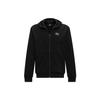 Emporio Armani EA7 FW23 Solid Color Hooded Jacket Casual Cardigan Sweatshirt Men jackets Black 6RPM03-PJ07Z-0200