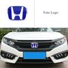 Car Logo Badge Front Grille Trunk Steering Wheel Decoration Accessories For Honda Fit GK5 HRV Vezel Accord Civic Cars Emblem aju256