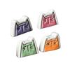 4Pcs Handmade Ceramic Cat Photo Holder Cat Shape Picture Display Holder Home Office Desktop Decoration Cat Lovers Gift