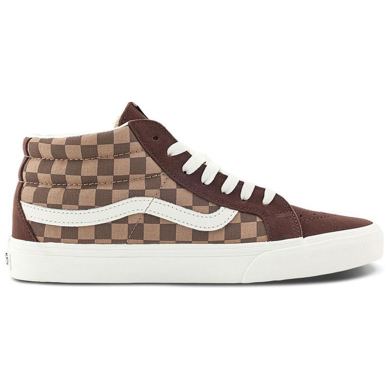 Vans SK8 Mid Top Skateboard Shoes Unisex Coffee Sneakers VN000XIIBS8