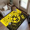 Bvb Borussia Dortmund Football Club Floor Mat Design For Dining Room Balcony Playrooms Kitchen Antislip Rug Anime Office Decor Perfect Gift For Womenm