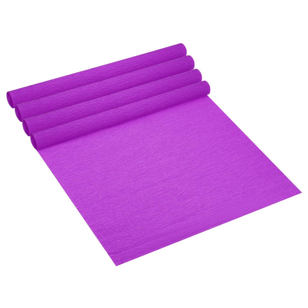 4 Rollen 250x50cm Krepppapier Girlanden Weiches Papier Girlande Blatt DIY Basteln Blumenherstellung Verpackung Party Geburtstag Hochzeit Deko