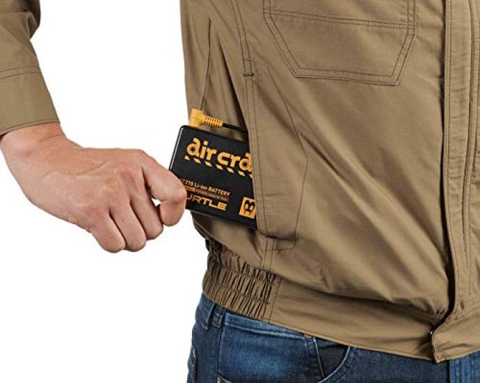 BURTLE Air Craft Blouson for M Spring/Summer, AC1131, 23, Khaki,