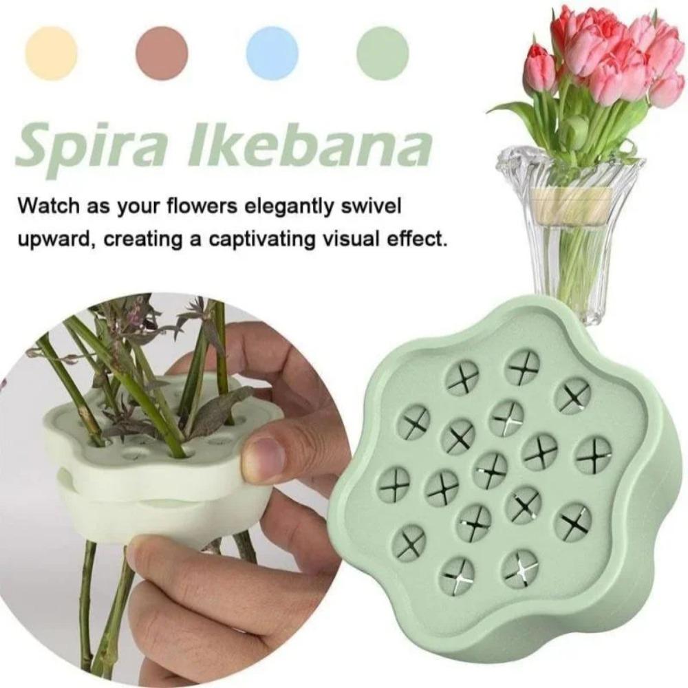Silikonový držák na květinové stonky DIY váza květinové aranžmá nový spirálový držák na květinové stonky