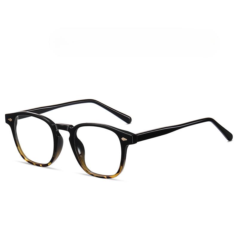 New Korean Version of Anti-blue Flat Mirror TR Plate Frame Trend Glasses for Men and Women with The Same Frame Glasses.
