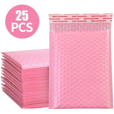 25Pcs Bubble Mailers Padded Envelopes Lined Poly Mailer Self Seal