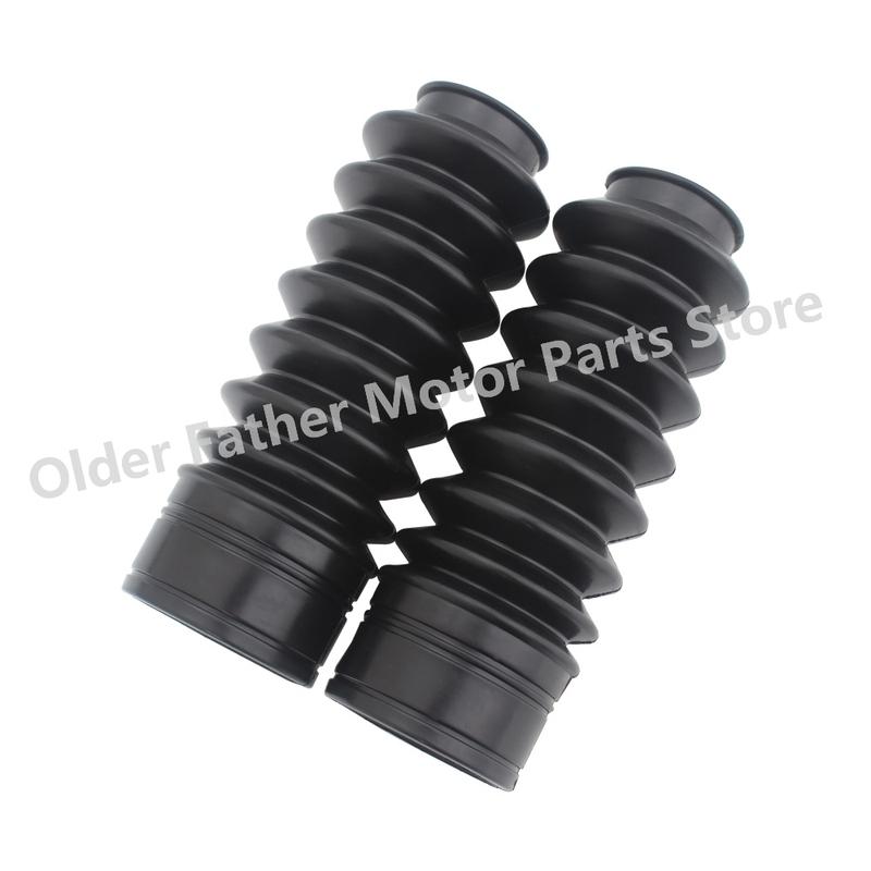 Motorcycle Accessory Rubber Front Fork Cover Gaiters Gators Boot Shock Protector Dust Guard For Triumph Climber T100 T120 T900