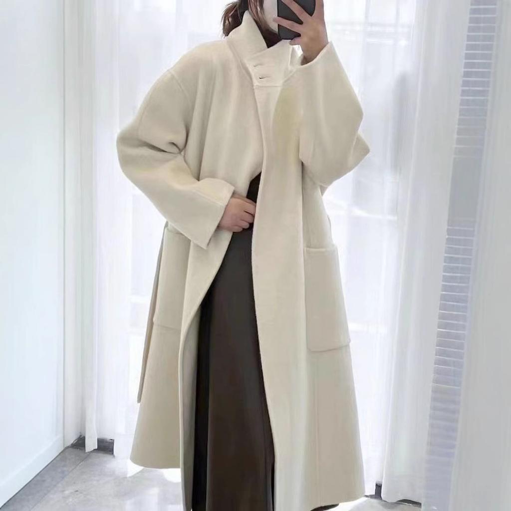 Autumn and Winter New Double-sided Wool Coat Women's Loose Casual Woolen Coat