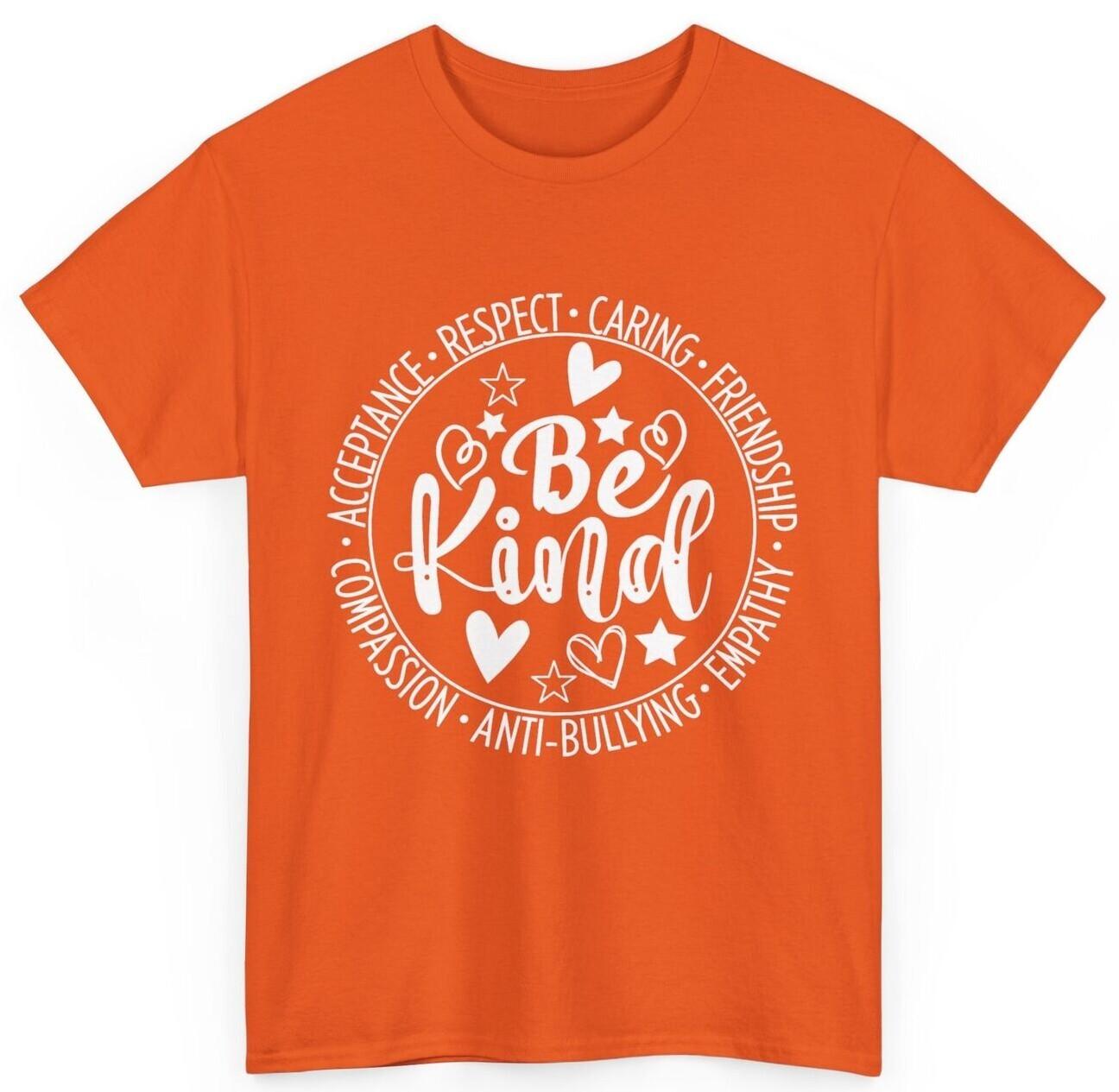 Unity Day No Bullying Orange Anti Bullying Teachers Kids T-shirt XL