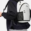 Li Ning Running Series Eco-Friendly Water-Resistant Reflective Zipper Adjustable Shoulder Strap Nylon Sports Backpack Unisex Backpack White ABSU039-2