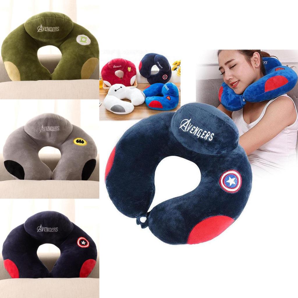 Ultimate Comfort Airplane Inflatable Neck Pillow With Ergonomic U-shape Design