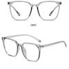 Trendy Women's Eyes Anti-Blue Light Myopia Glasses Black Fashion Flat Glasses Men's Eyes