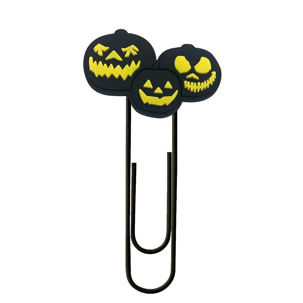 Creative Halloween Cartoon Bookmarks - Colorful Office Paperclips, DIY Accessory, Large Size