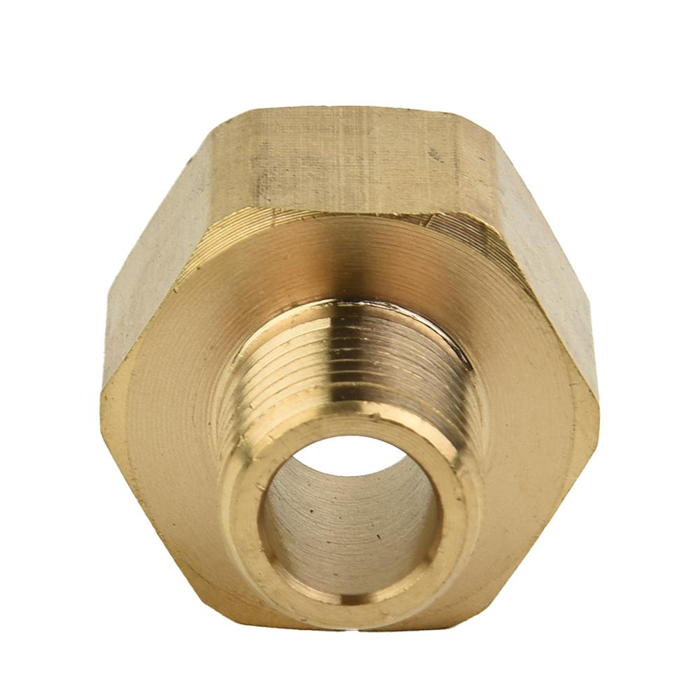 Gelenkadapter Schlauch Auslaufsicher Druck Drehbar Unterlegscheibe 1,18 Zoll 3 cm Messinganschluss Buchse auf Stecker Für Golden