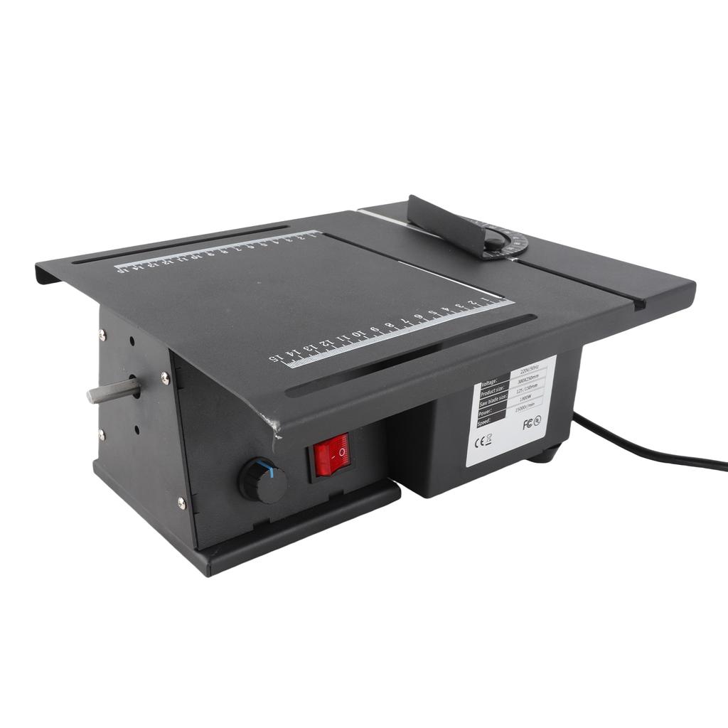 1800W Mini Table Saw 15000RPM Multifunctional Desktop Saw Electric Grinding Polishing Cutting Machine Adjustable Speed