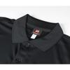 Monster Sport Embroidered Polo Size Short Dry UV ZWS74KL Shirt, Black, L, Sleeve, Moisture-Wicking, Quick-Drying, Mesh, UPF20, Protection,