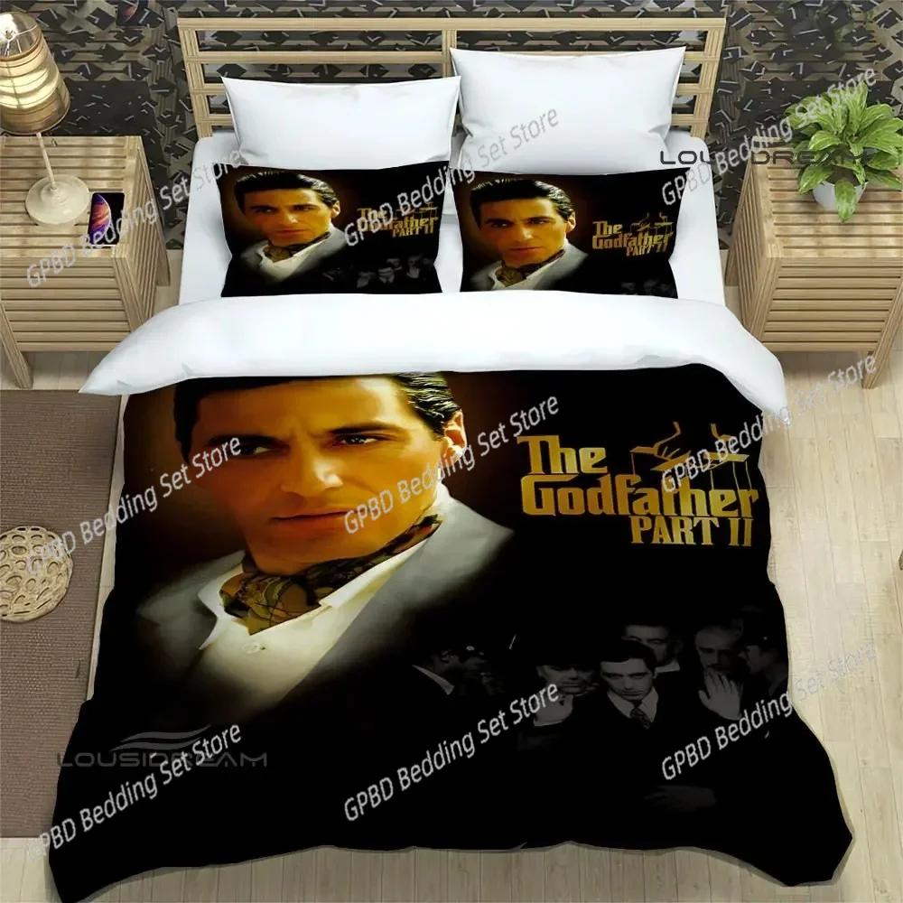 Comforter The Godfather Bedding Set 3D Printed Suitable For Bedroom Kids Home Textile