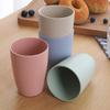 Nordic Style Plastic Tea Cups Eco-Friendly Wheat Straw Cup Coffee Tea Milk Drink Cup Toothbrush Cup for Home Bathroom
