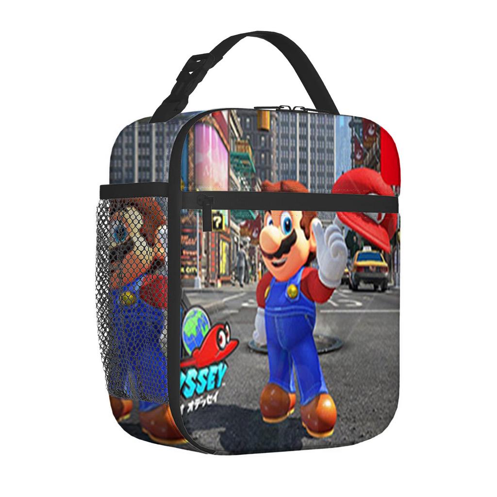 Cartoon Lunch Bag Bento Bag Fully Printed 3D Digital Thermal Insulation Bag Portable Outdoor Children'S Picnic Bag