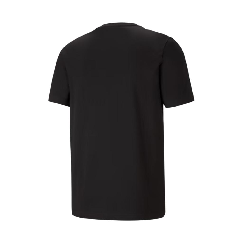 Puma Essentials Logo Casual Round Neck Short Sleeve T-Shirt Men Tops Black 586666-01