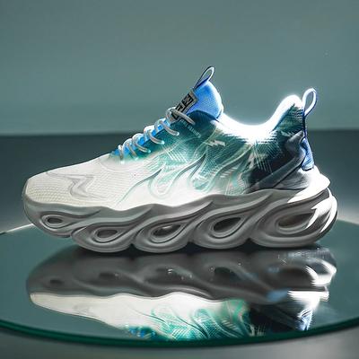 Chunky Sneakers Übergröße 45 46 Herren Designer Laufschuhe Mode Casual Mesh Atmungsaktiv Höhe Erhöht Plateau Sportschuhe