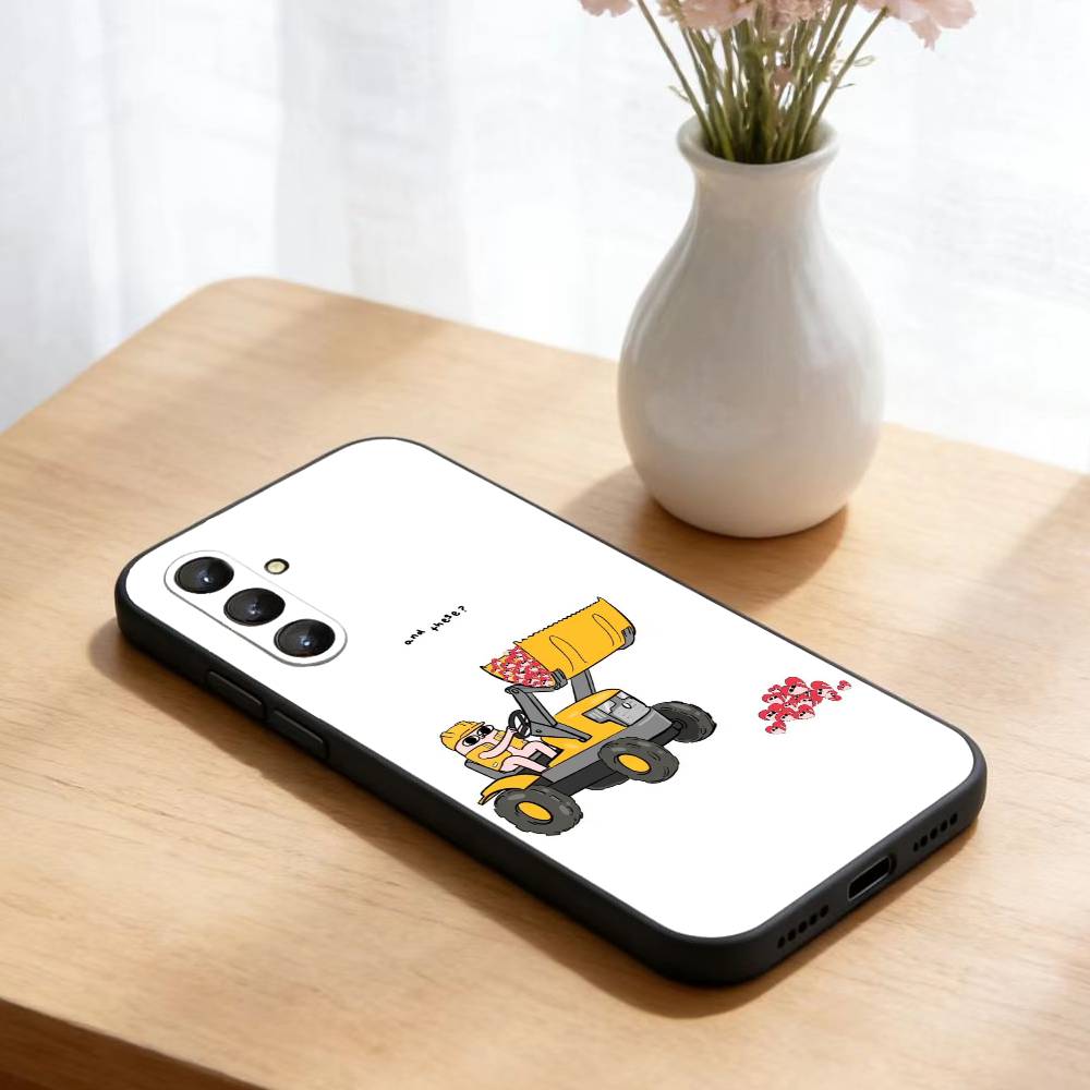 Süße Cartoon K-Ketnipz Nudeln Handyhülle Für Samsung Galaxy A73,21,22,32,71,53,52,51,80,5G Weiche Schwarze Abdeckung