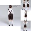 Elegant Children's German Oktoberfest Stage Costume With Hat For Halloween Cosplay
