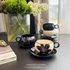 Keramik Kaffeetasse und Untertasse Set