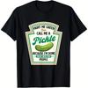 Localpaint Crie Um Tom Esverdeado e Refira-se a Mim Como Um Picles Camiseta para Entusiastas de Picles de Endro U