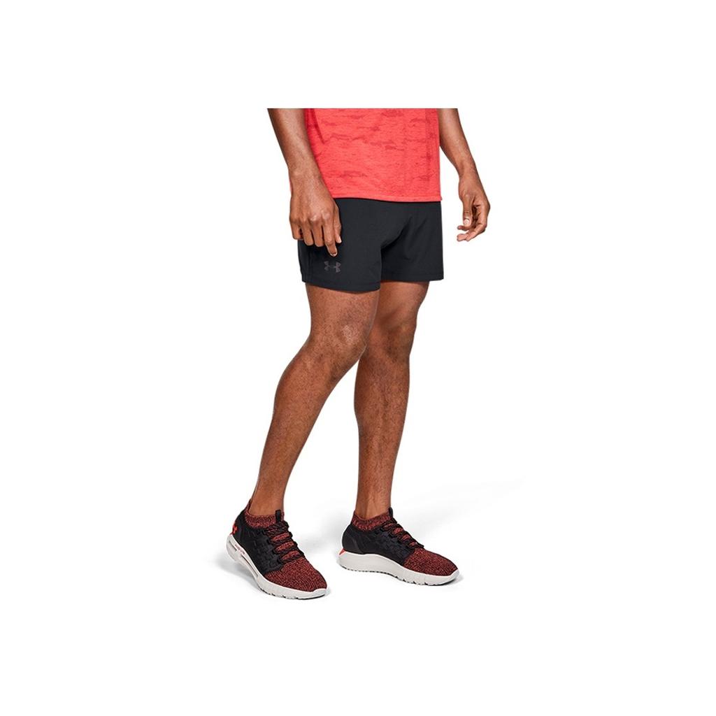 Under Armour Solid Color Training Woven Shorts Men Shorts Black 1327678-001