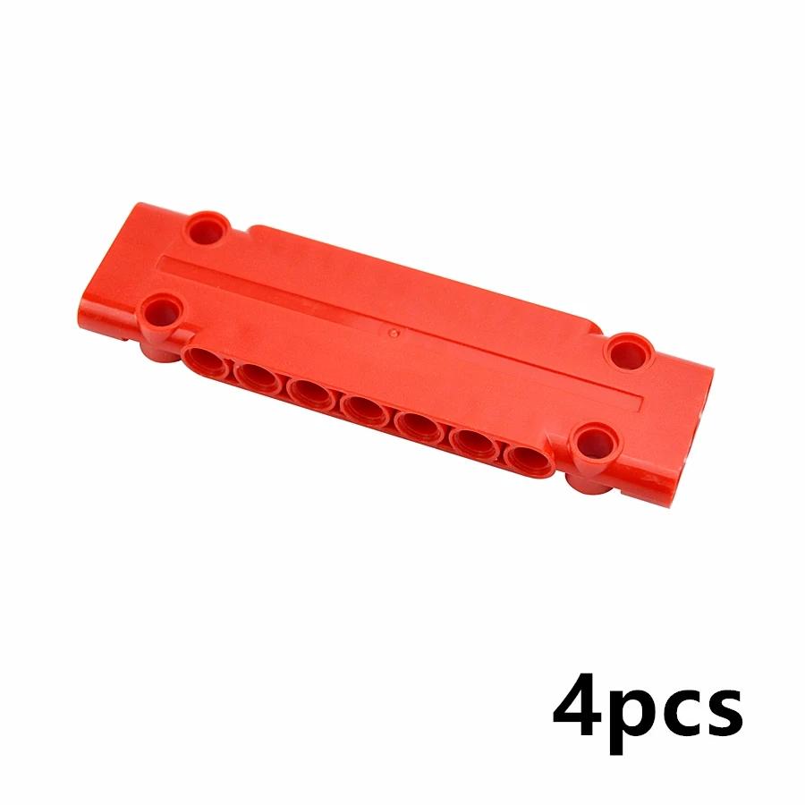 Technical Brick Bulk Modular Toy For MOC High-Tech 4Pcs Particles Panel Plate 5 x 11 x 1 Holes Constructing Blocks 64782 15458