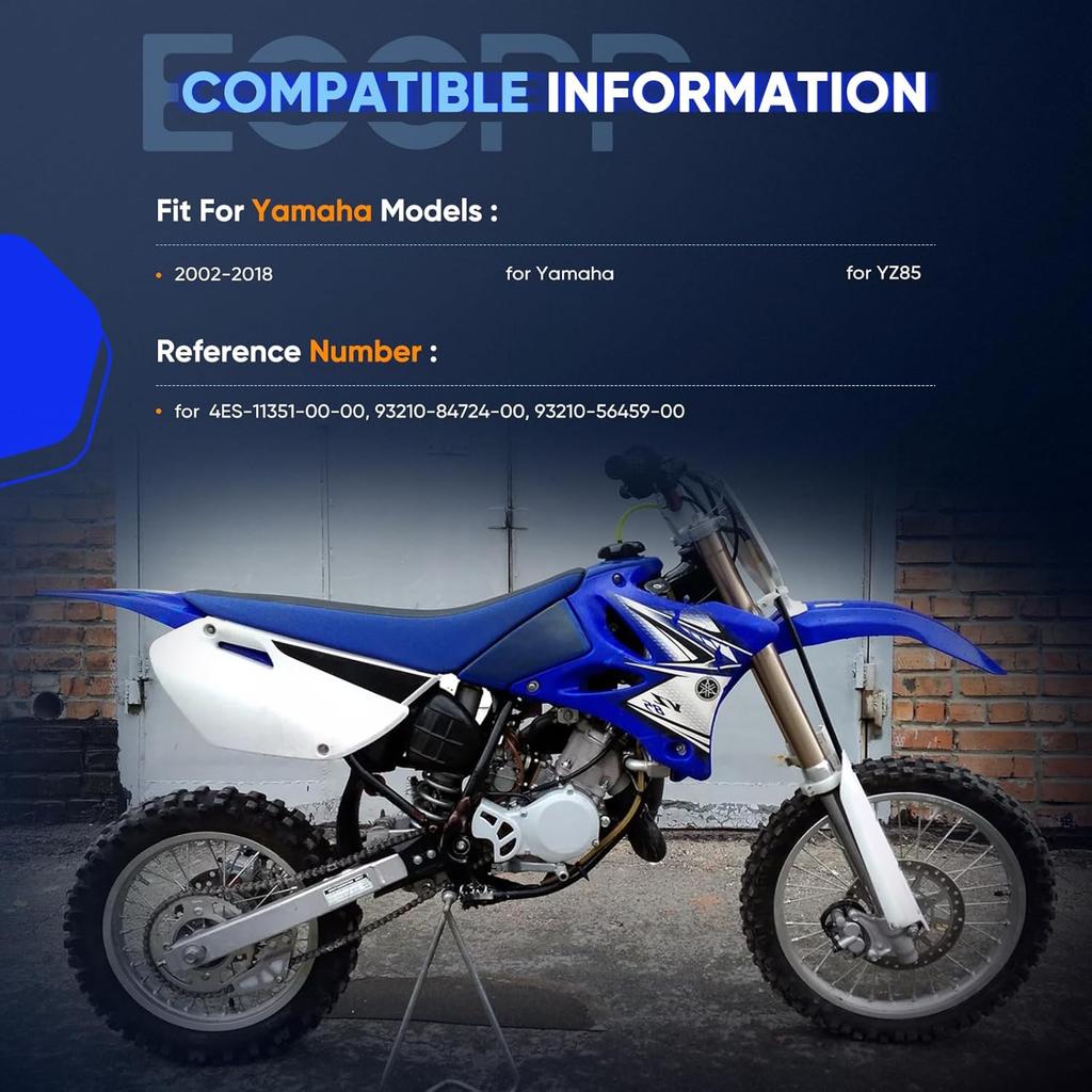 ECCPP New Cylinder Piston Ring Gasket for 2002-2018 for Yamaha YZ85 with O-Ring 93210-84724-00