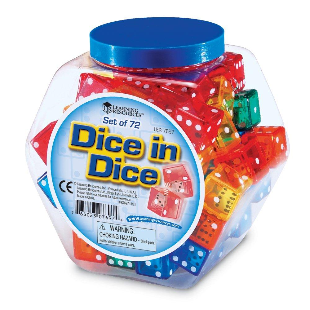Learning Resources Dice in Dice LER 7697