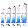 Transparent Two-Color Glass Dildo Simulation Penis Female Mixed Color Masturbation Devices Adult Sex Product