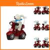 Small Resin Dog Motorcycle Plant Holder Garden Decor For Indoor Plants Gift And