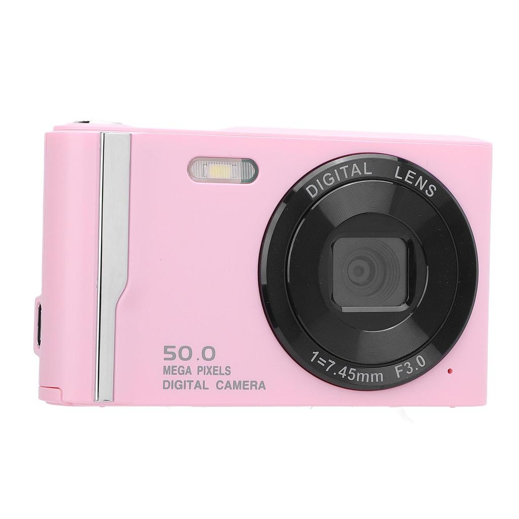 4K 50MP Digital Camera HD 16x Digital Zoom 2.8 Inch LCD Screen Anti Shake Autofocus Retro Compact Small Camera with