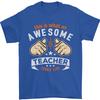 Awesome Teacher Looks Like Teaching Funny Unisexs TShirt 100 Cotton