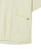 BEYOND CLOSET [Collection Line] Lux Fabric Pocket Shirt Butter