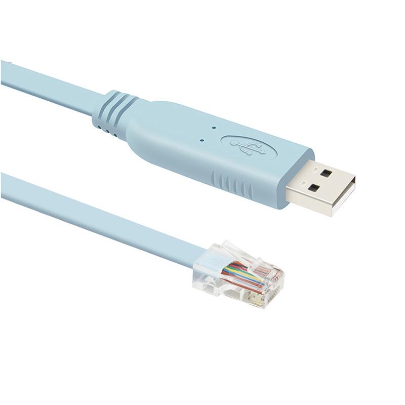 USB To RJ45 Console Serial Cable for RS232 Debugging and Network Configuration