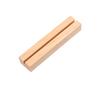 Wooden Double-Sided Desktop Blackboard Stand: Rewritable Table Card Display & Food Marker.