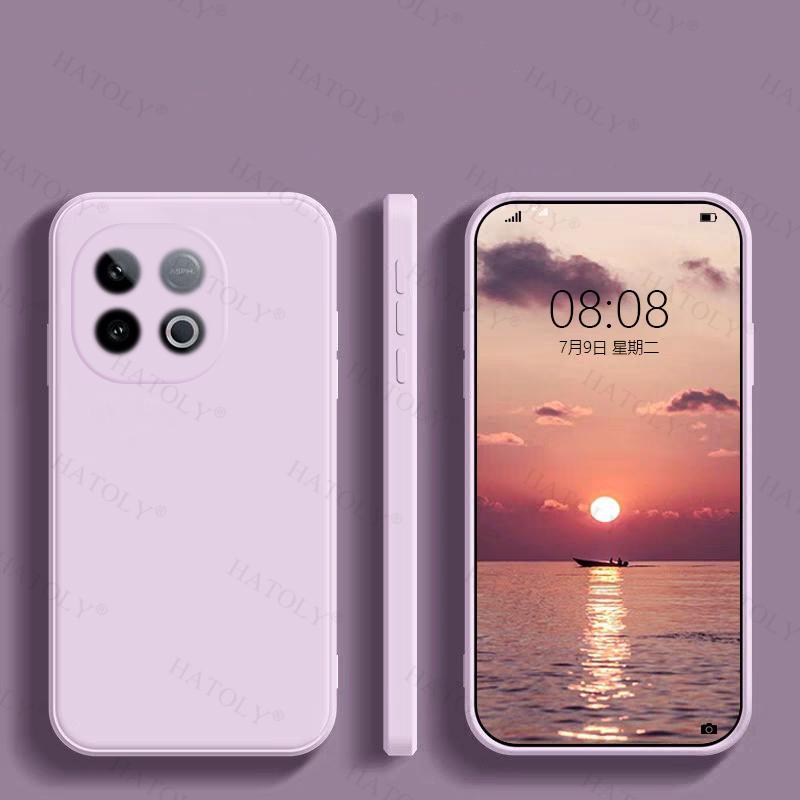 For Vivo iQOO Z10 Turbo Pro Case Vivo iQOO Z10 Turbo Liquid Silicone Candy Color Case For Vivo iQOO Z10 Turbo Pro Case