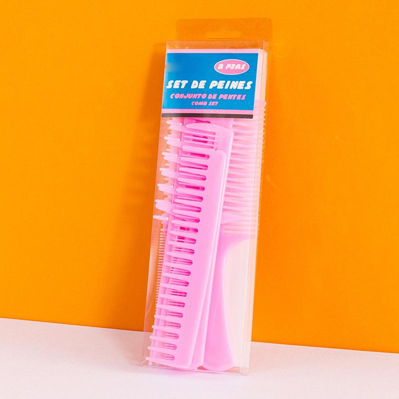 

8 шт. Профессиональные расчески Парикмахерская расческа с хвостиком Углеродная антистатическая расческа Расческа для стрижки волос