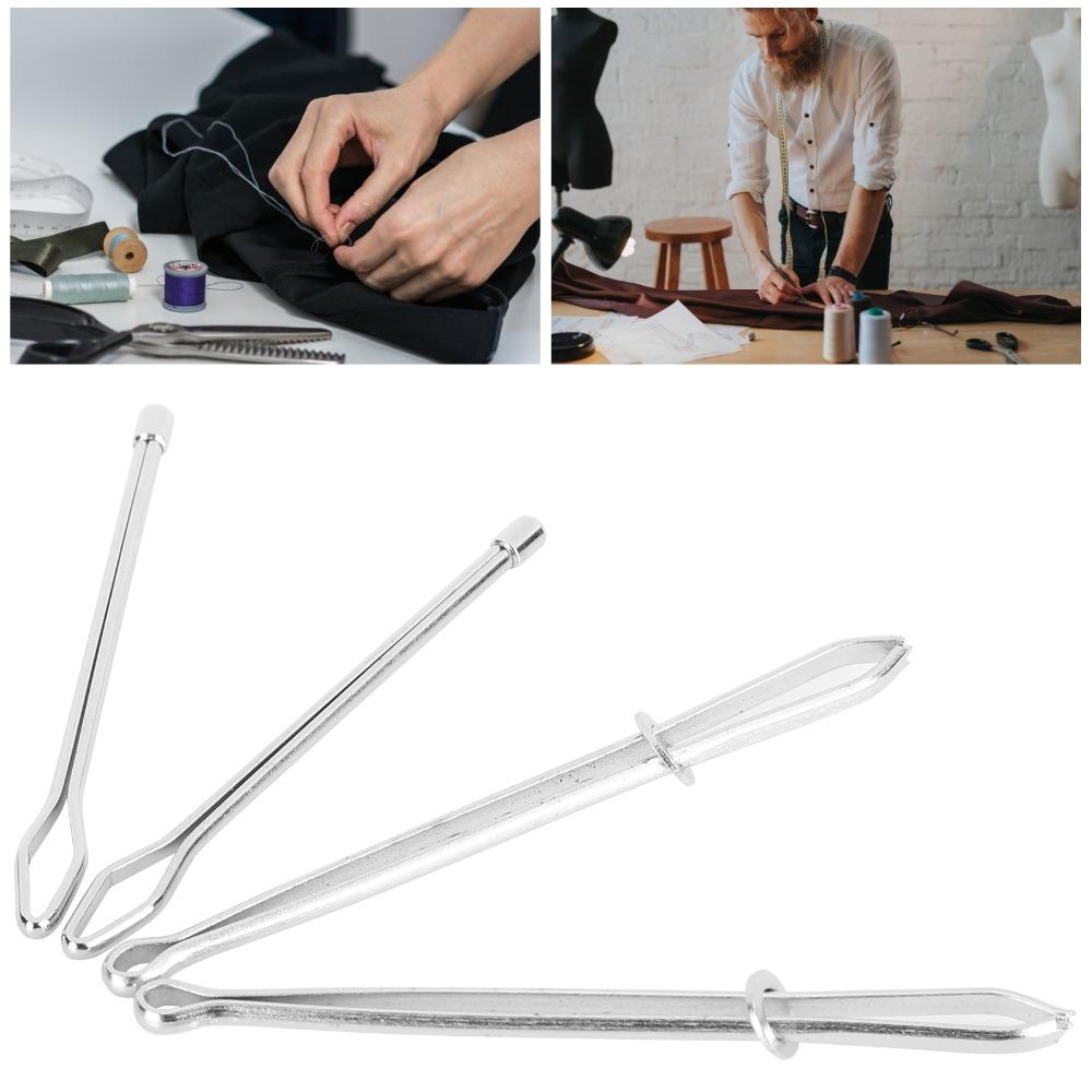 20Pcs Easy Quick Insert Drawstring Threader Metal Clip Sewing Tweezer Tool  For Hoodies