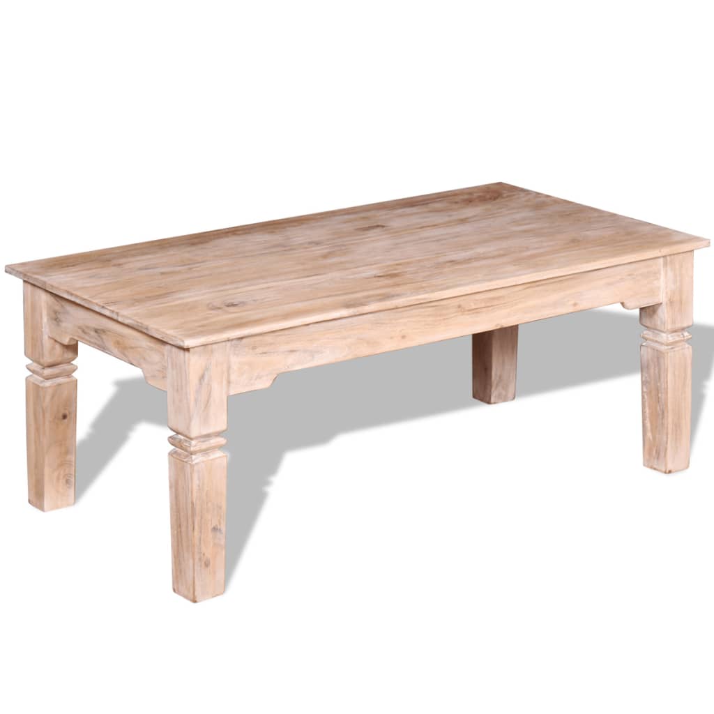 Coffee Table Acacia Wood 110 X 60 X 45 Cm