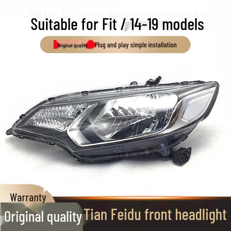 Compatible Headlight Assembly for 2014-2018 Honda Fit Hatchback with Daytime Running Lights Standard Passenger Right