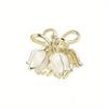 2pcs Mini Flower Hair Clip Headdress Tulip Hair Clip Female Headwear Small Hair Catch Bangs Top Clip Hairpin Shark Clip Claw