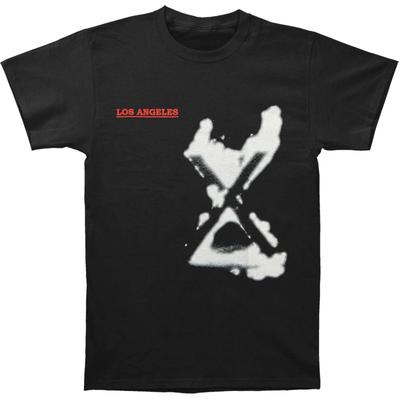 LA Punk Band X T-Shirt - X Los Angeles Album Songtexte Band T-Shirt - Beidseitig