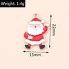 10pcs 15x22mm Cartoon Christmas Charms Enamel Santas Claus Charms Pendants for Jewelry Making DIY Necklace Earrings Accessories